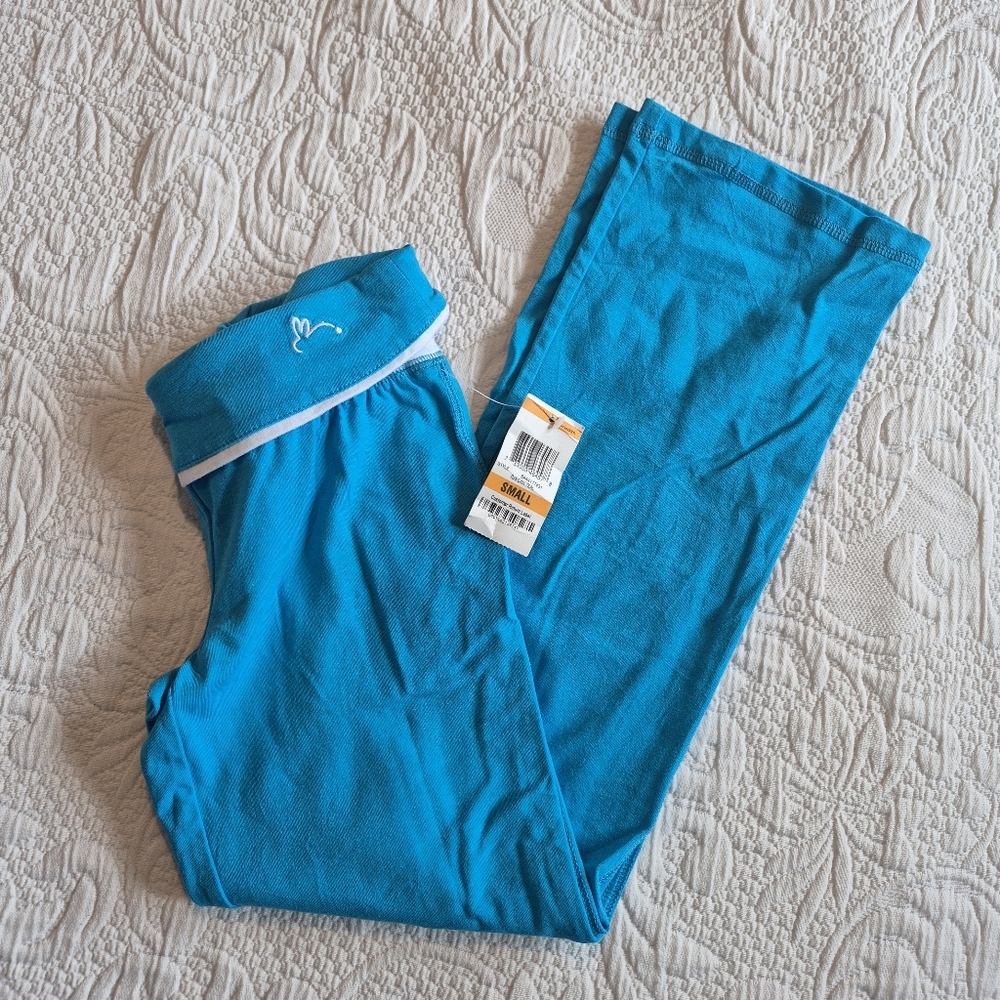So Jenni by Jennifer Moore girls size Small Tuscan Teal pull on pants NEW